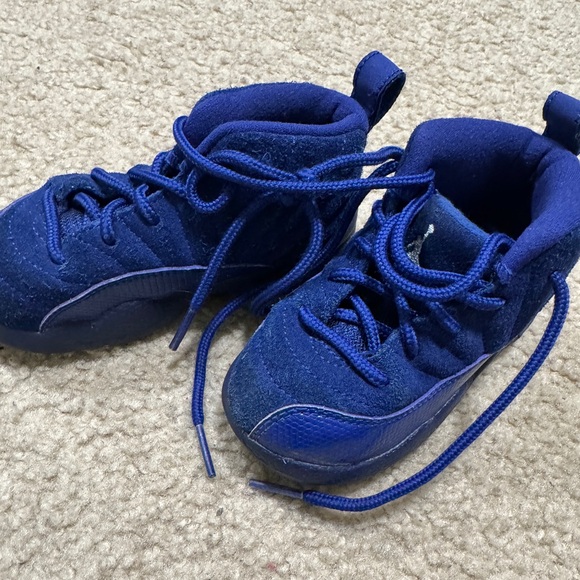 Air Jordan 12 GS Blue Suede - Picture 6 of 7